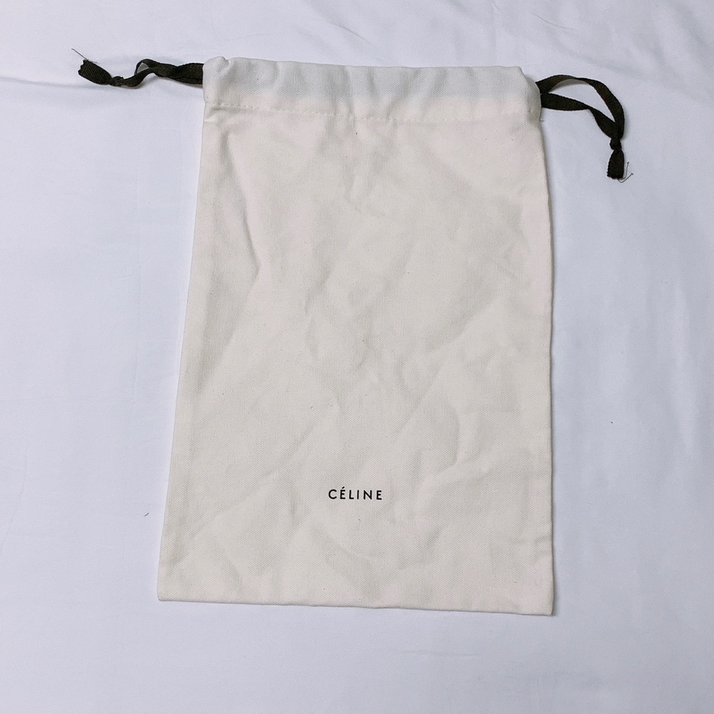 Celine dust bag, new, white, small